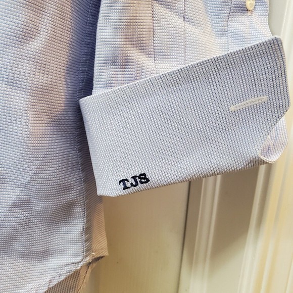 Gitman Bros Long Sleeve Button‎ Down Light Blue Size 16.5-33 - Picture 3 of 8